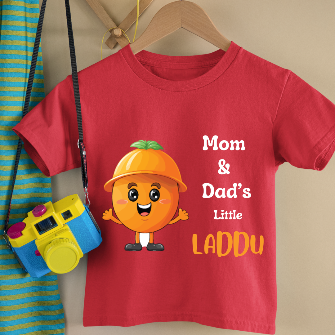 Mom & Dad's Little Laddoo - Kids Tee