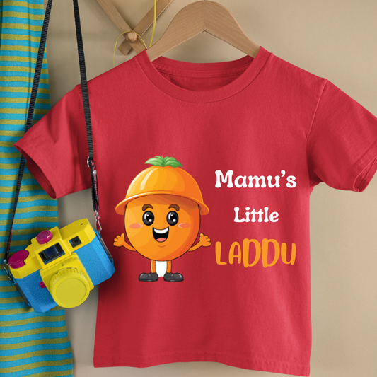 Mamu's Little Laddoo - Kids Tshirt