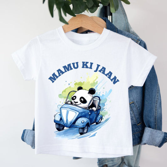 Mamu Ki Jaan - Panda Kids Tshirt