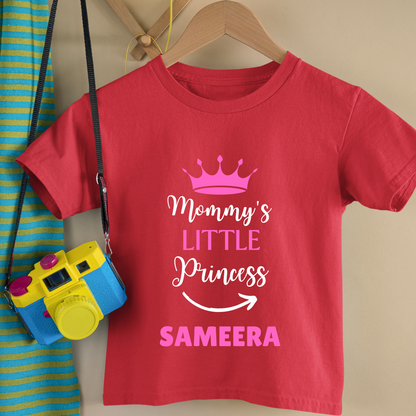 Mommy's Little Princess - Customisable Kids Tshirt
