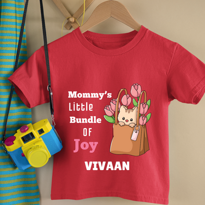 Mommy's Little Bundle Of Joy - Customisable Kids Tshirt