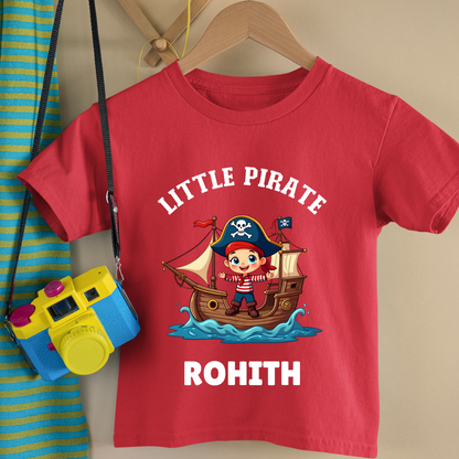Little Pirate - Personalised Kids Tshirt