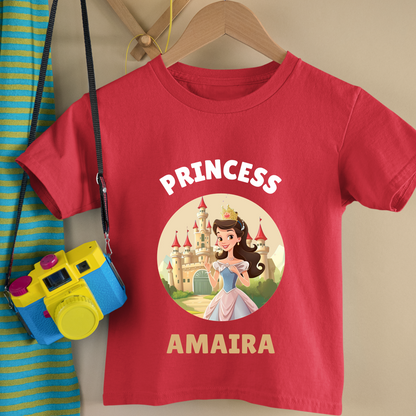 Princess - Persinalised Kids Tshirt