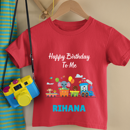 Happy Birthday To Me - Customisable Kids Tshirt