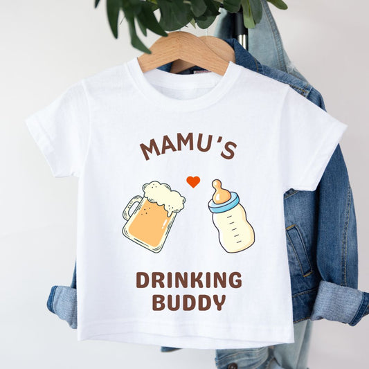 Mamu's Drinking Buddy - Kids Tee