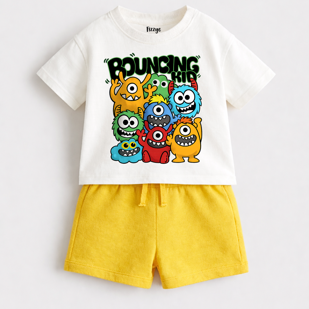 Bouncing Kid | Kids Co-ord Set