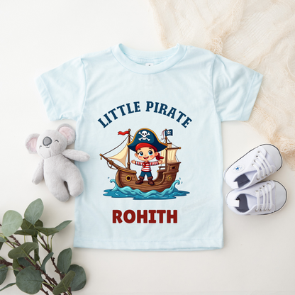 Little Pirate - Personalised Kids Tshirt
