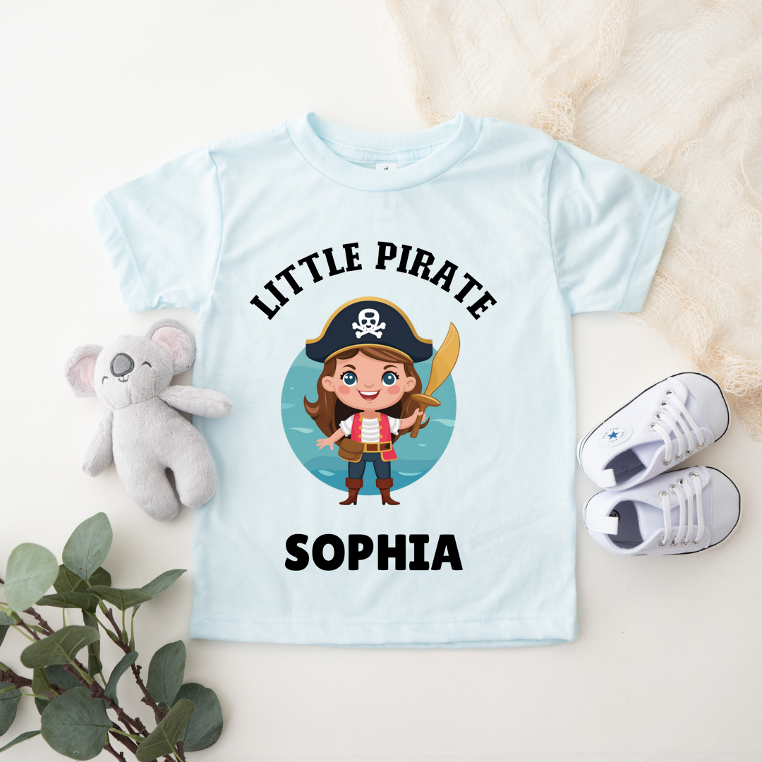 Little Child Pirate - Custom Kids Tee