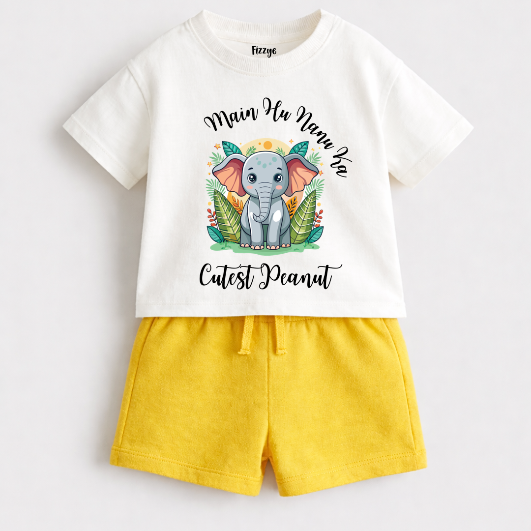 Main Hoon Nanu Ka Cutest Peanut | Co-ord Set