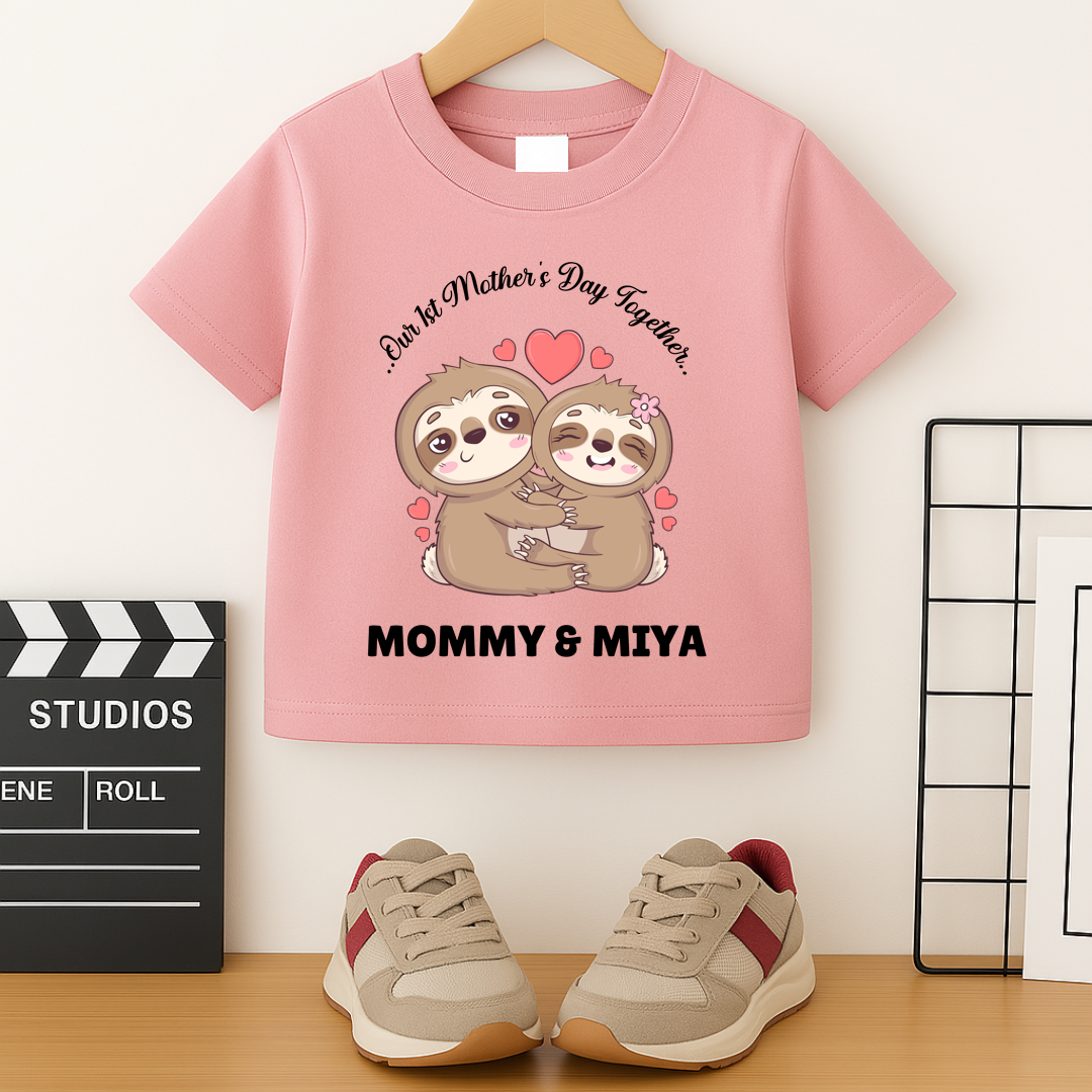 First Mother's Day Together - Personalised Kids Tshirt