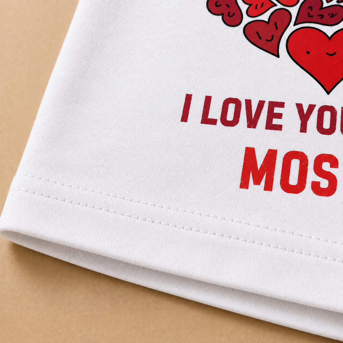 Dada - Dadi I Love You The Most -Kids Tshirt