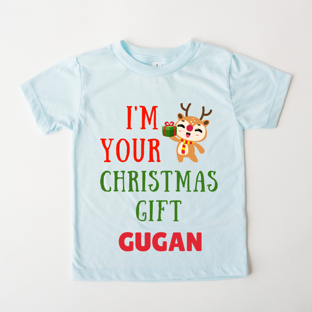I'm Your Christmas Gift - Custom Kids Tshirt