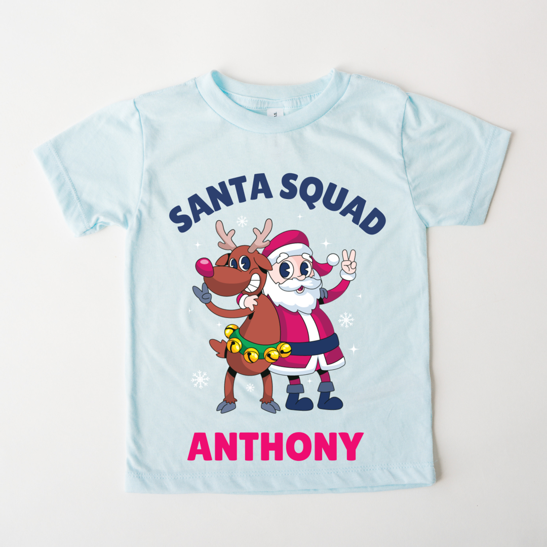 Santa Squad - Custom Kids Tee