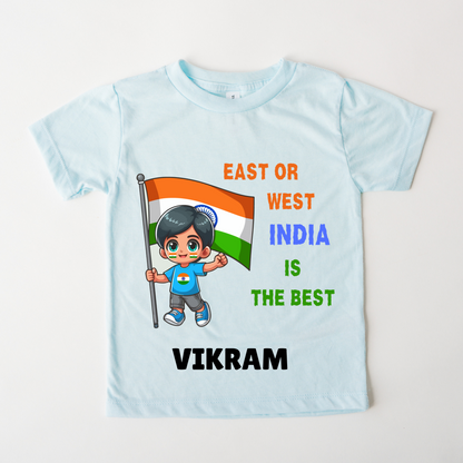 East Or West India Is The Bet - Customisable Kids Tshirt