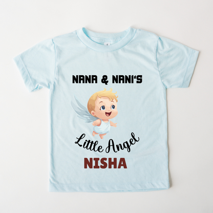 Nana Nani's Little Angel - Custom Kids Tee