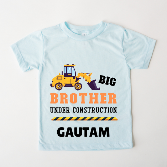 Big Brother Under Construction - Custom Kids Tee