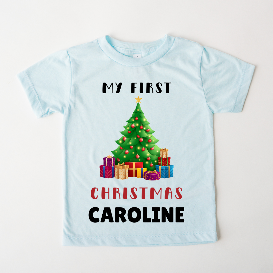 My 1st Christmas - Custom Kids Tee