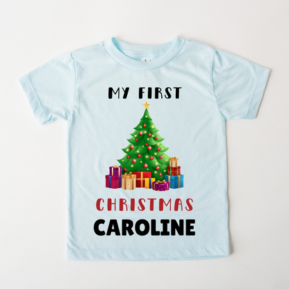 My 1st Christmas - Custom Kids Tee
