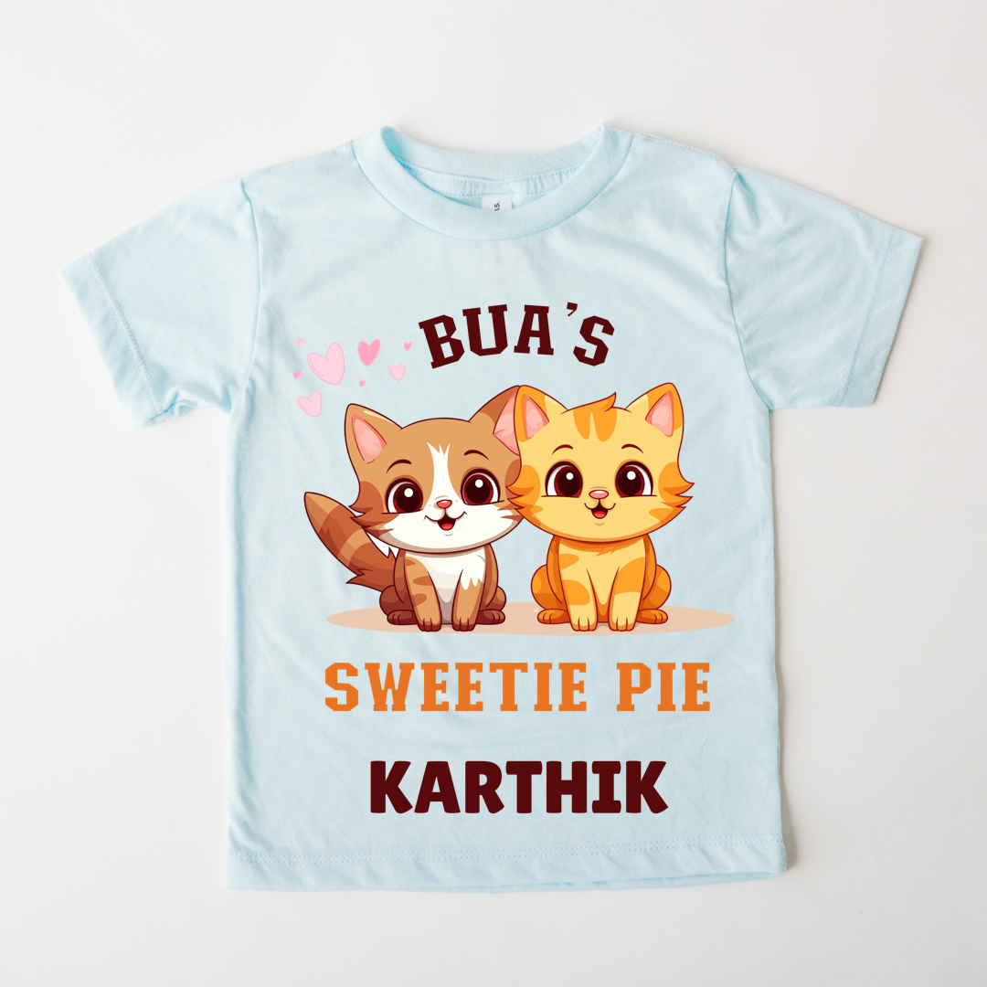 Bua's Sweetie Pie - Custom Kids Tshirt