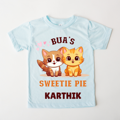Bua's Sweetie Pie - Custom Kids Tshirt