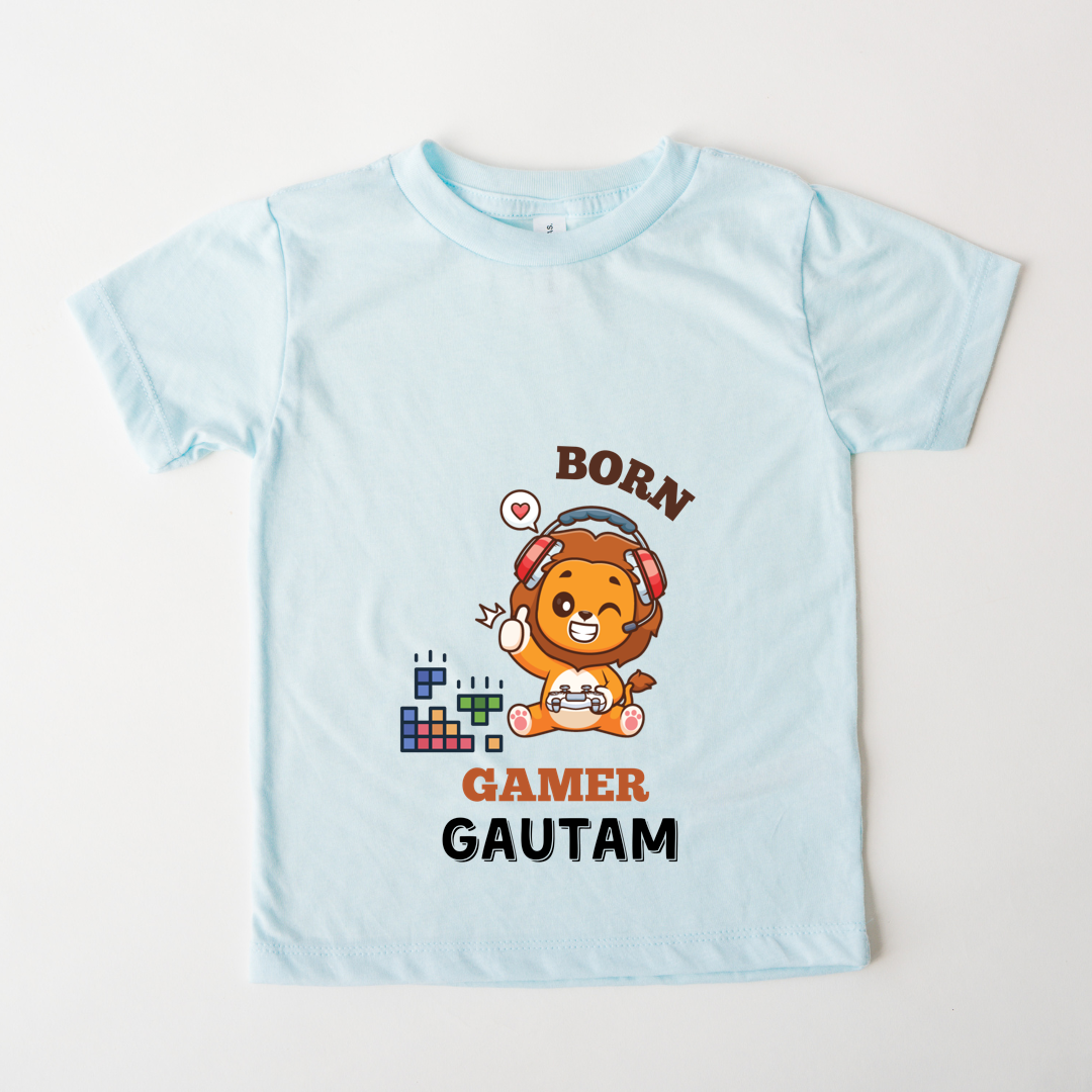 Born Gamer - Custom Kids Tee