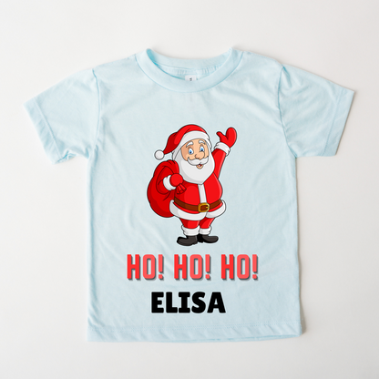 Santa Is Here - Custom Kids Tee