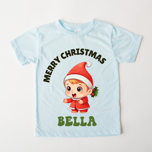 Merry Christmas - Custom Kids Tee