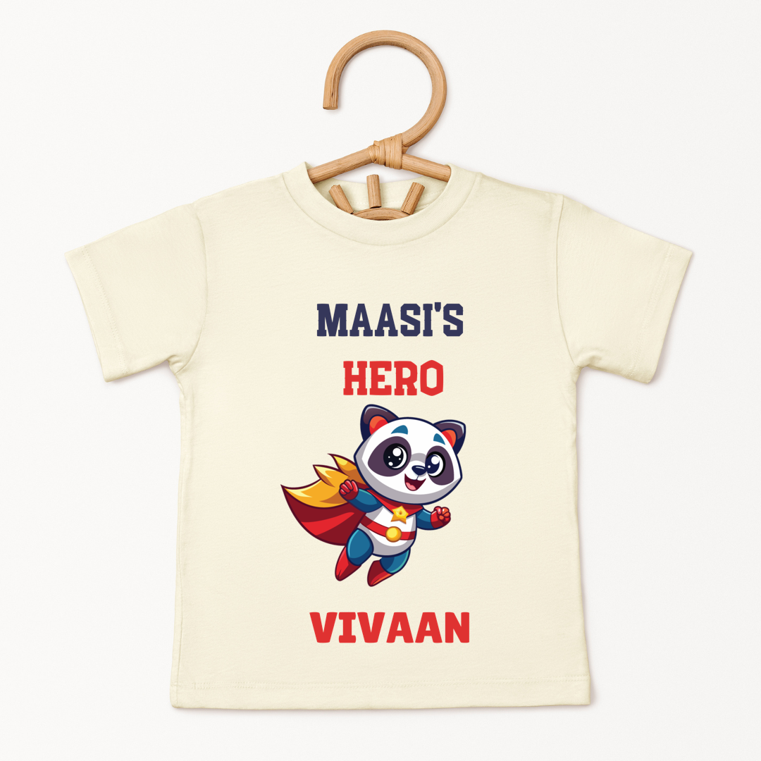 Maasi's Hero - Custom Kids Tshirt