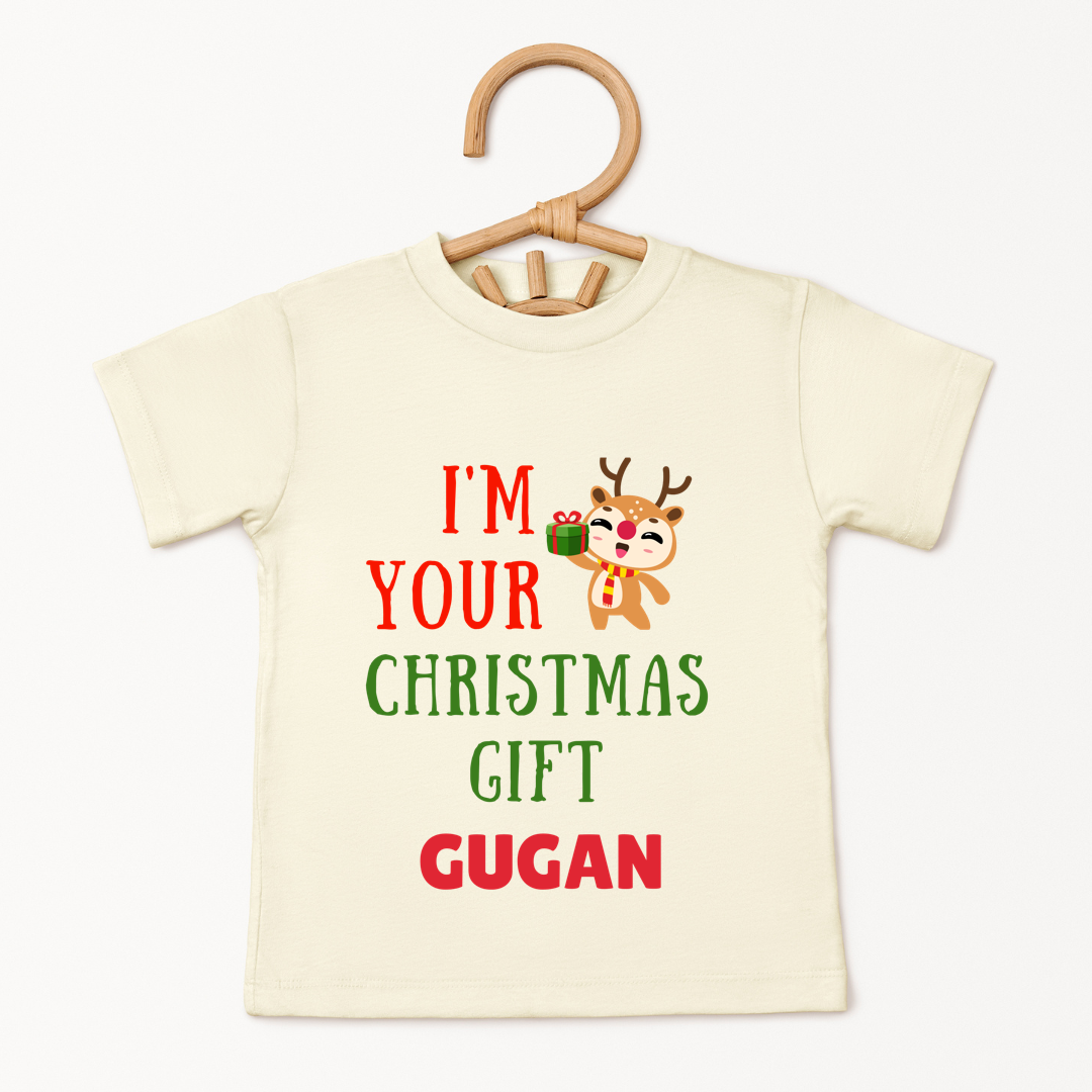 I'm Your Christmas Gift - Custom Kids Tshirt
