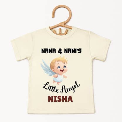 Nana Nani's Little Angel - Custom Kids Tee