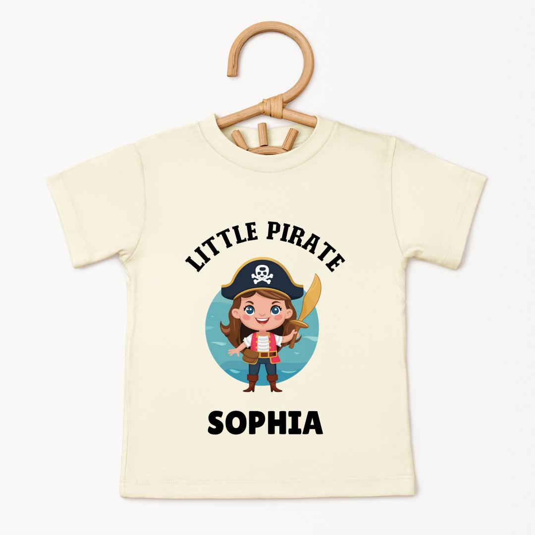 Little Child Pirate - Custom Kids Tee