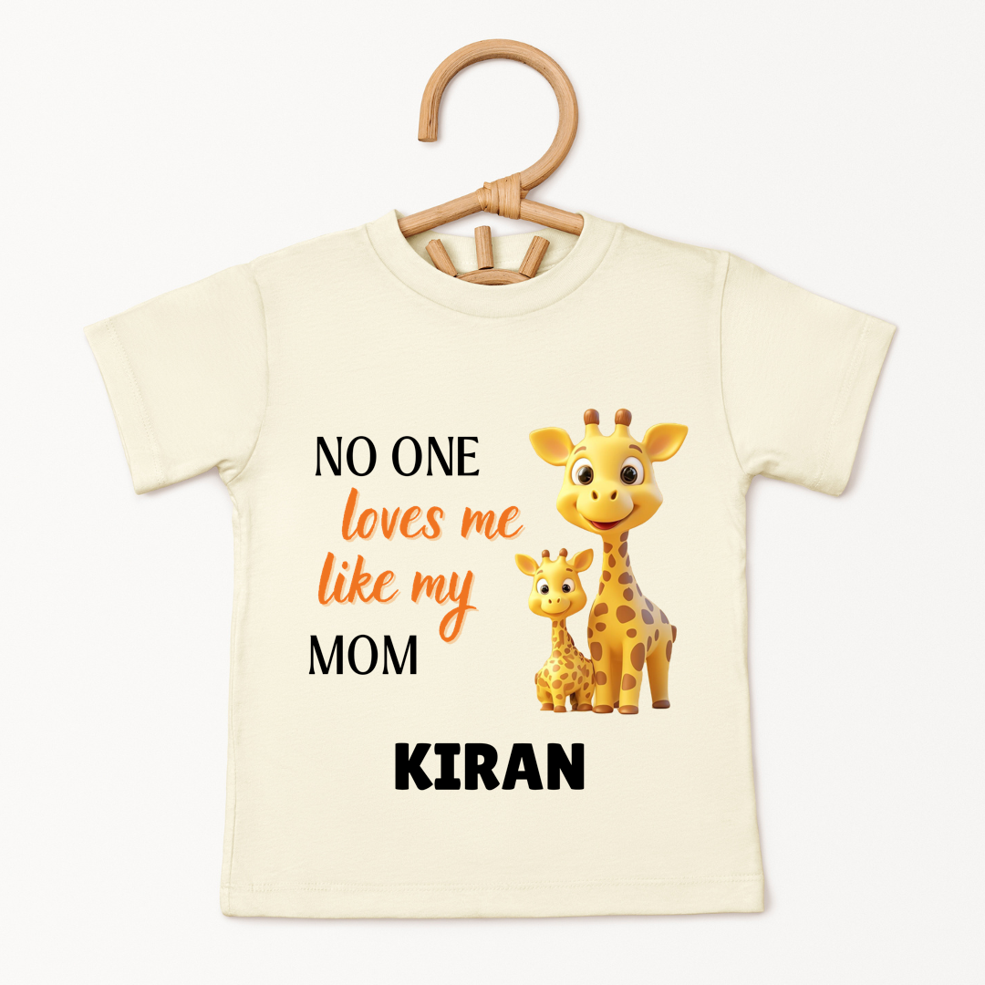 No One Loves Me Like My Mom - Custom Kids Tee
