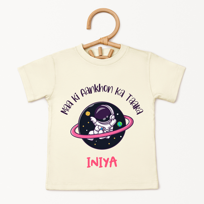 Maa Ki Abkhon Ka Taara - Custom Kids Tee