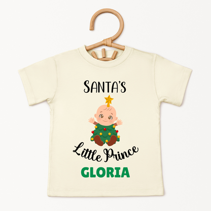 Santa's Little Prince - Custom Kids Tee