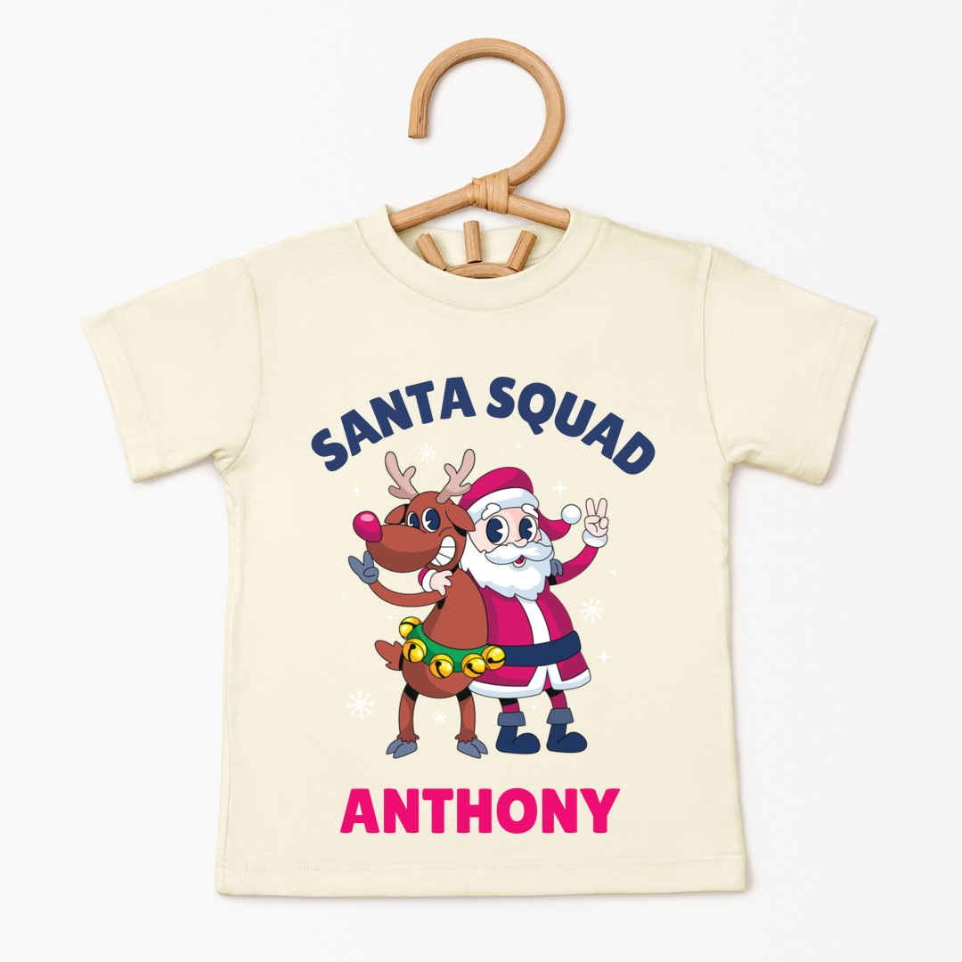 Santa Squad - Custom Kids Tee
