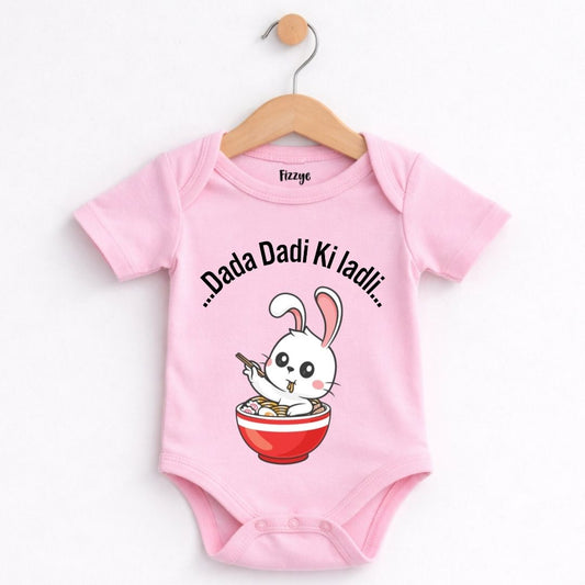 Baby Girl Printed Romper Outfit | Soft Fabric Baby Wear
