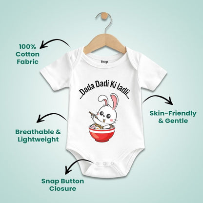 Baby Girl Printed Romper Outfit | Soft Fabric Baby Wear