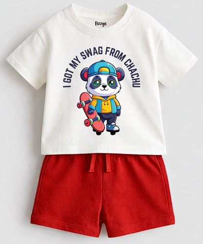 Cotton Co Ord Set Matching Outfit for Boys | Casual Wear