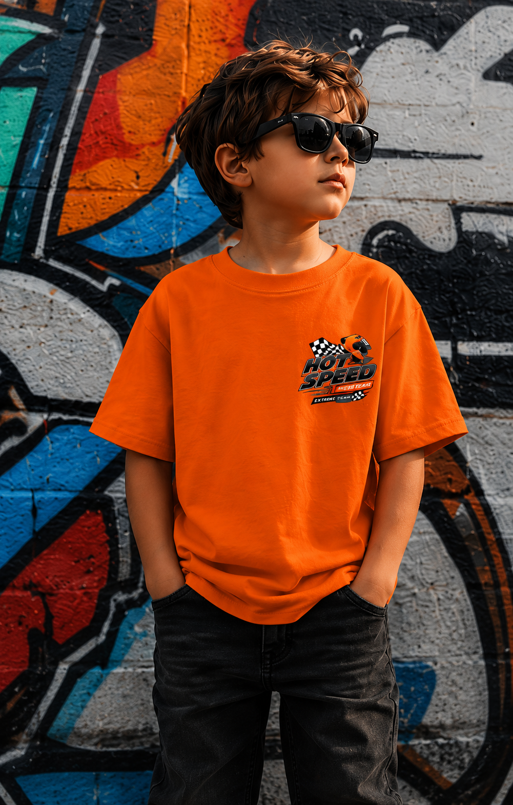Hot Speed - Kids Tshirt