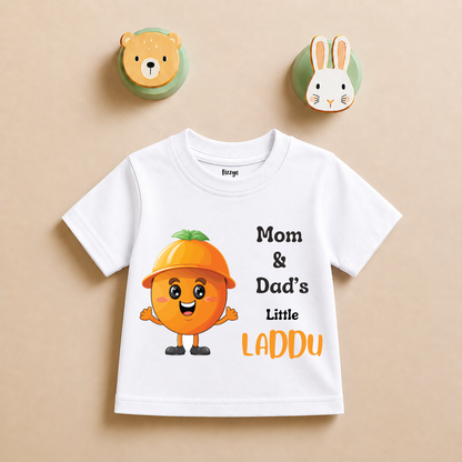 Mom & Dad's Little Laddoo - Kids Tee