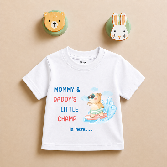 Mommy & Daddy's Little Champ - Kids Tee