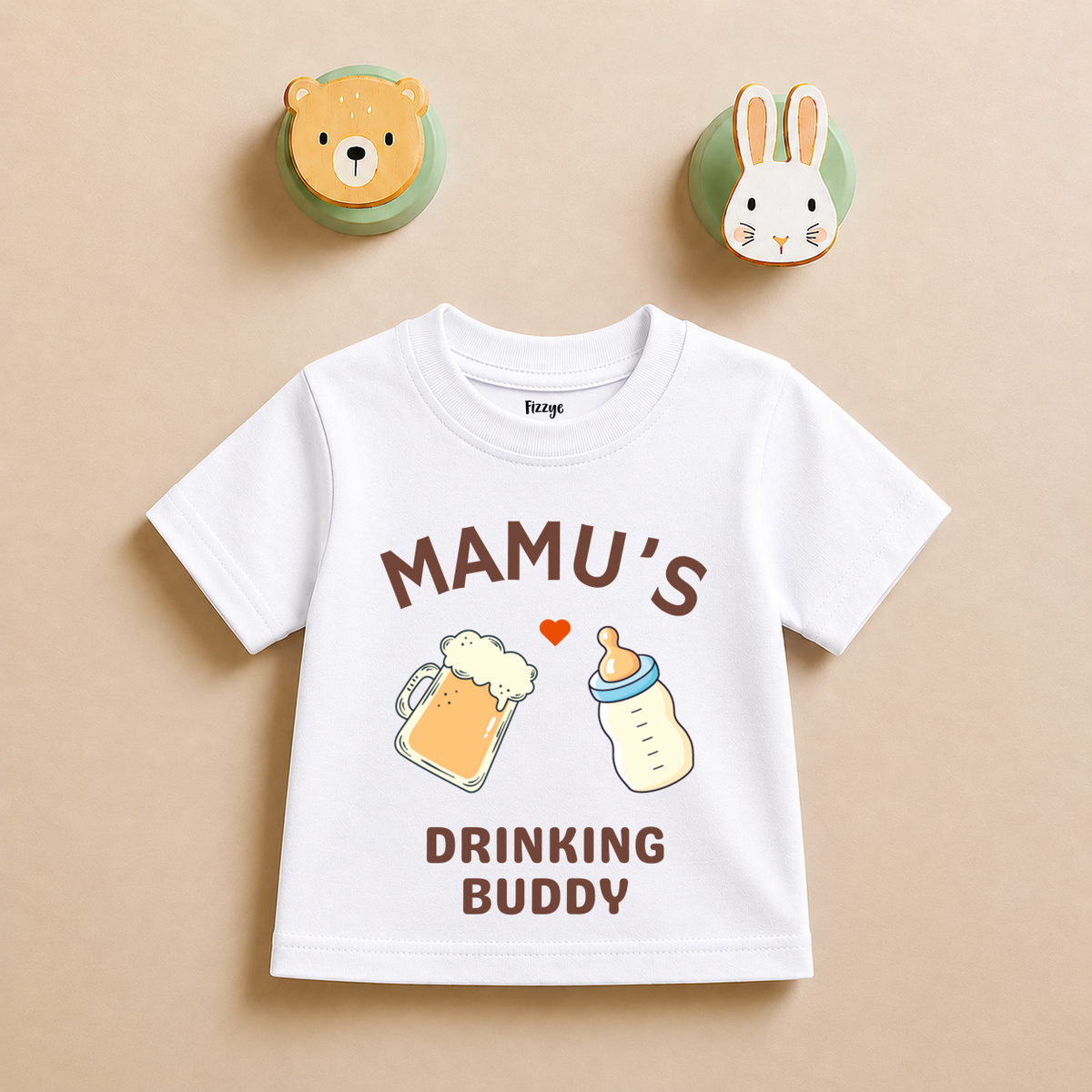 Mamu's Drinking Buddy - Kids Tshirt