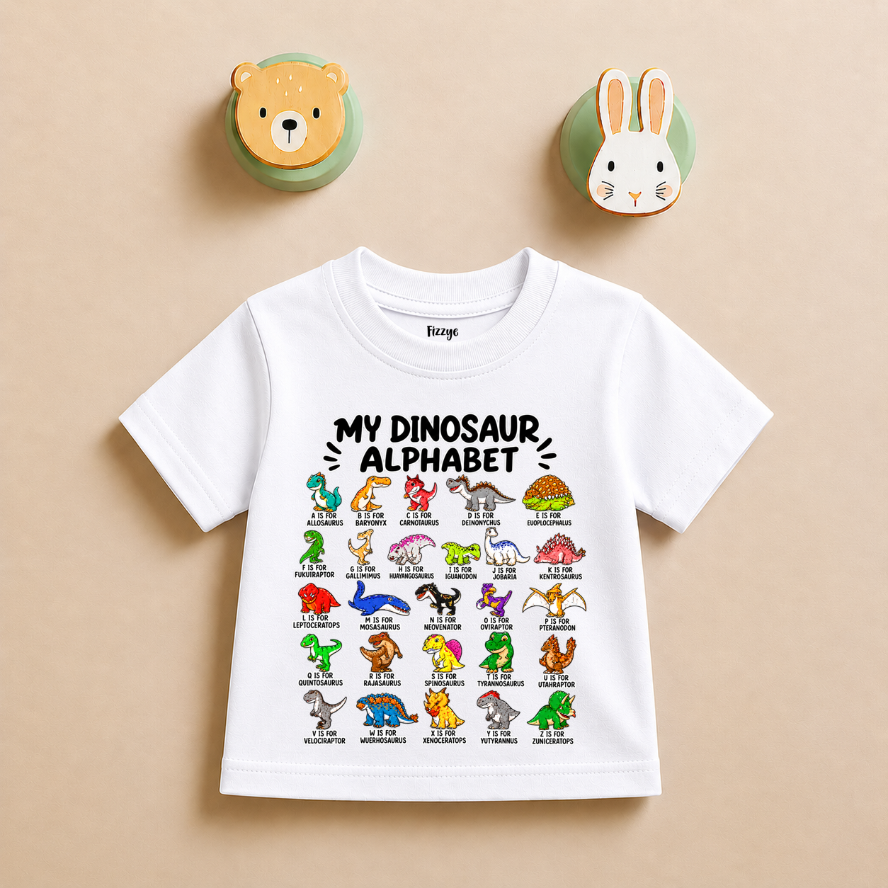 My Dinosaur Alphabet - Kids Tshirt