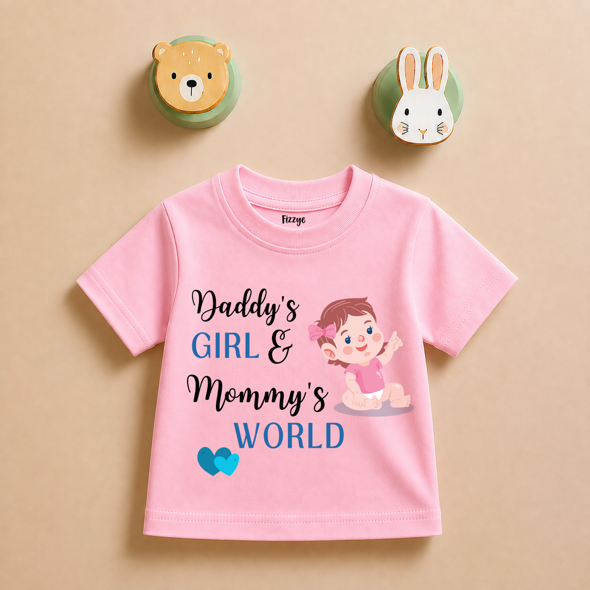 Daddy's Girl & Mommy's World - Kids Tee