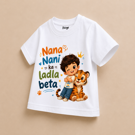 Nana Nani Ka Ladla Beta - Kids Tee