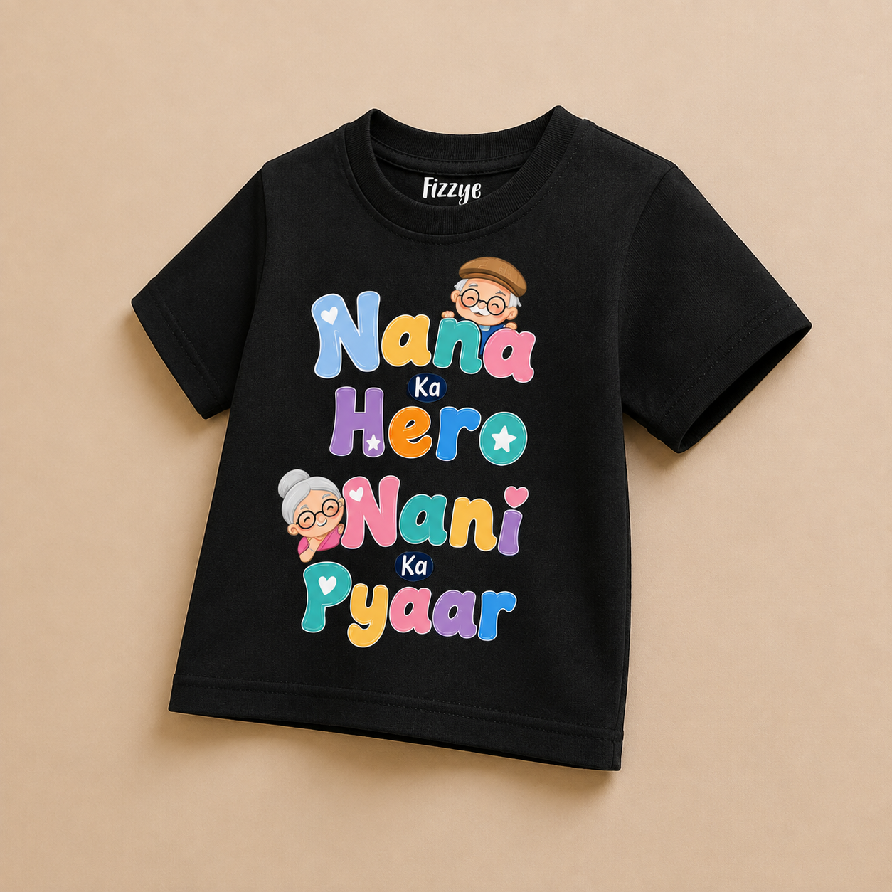 Nana Ka Hero Nani Ka Pyaar  - Kids Tee
