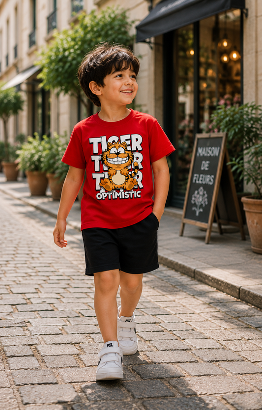Optimistic Tiger | Kids Co-ord Set