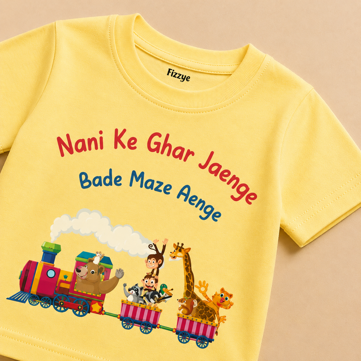 Nani Ke Ghar Bade Maze Aenge - Kids Tee