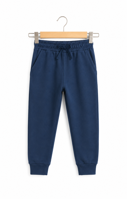 Navy Blue Cotton Pants