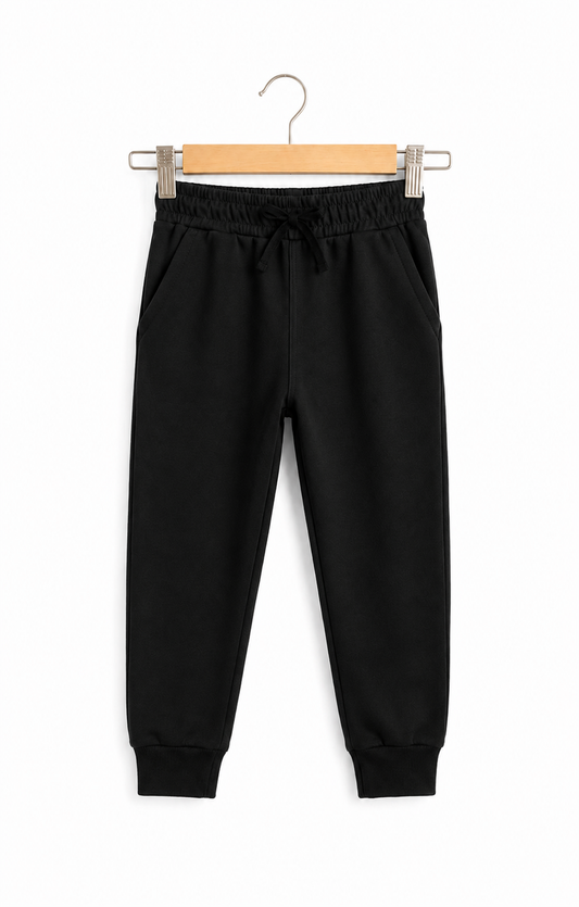 Black Cotton Pants